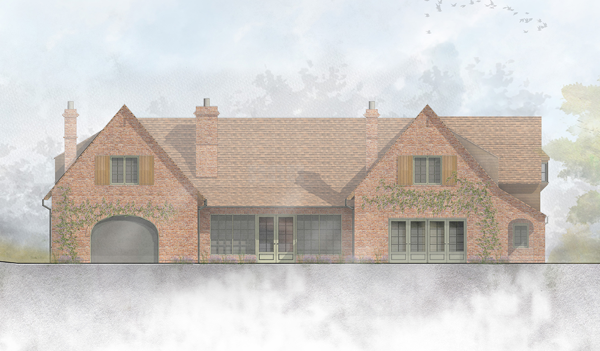 New Home Planning Permission, Hampshire Architects, Richmond Bell Architects, Wiltshire