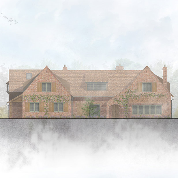 New Home Planning Permission, Hampshire Architects, Richmond Bell Architects, Wiltshire