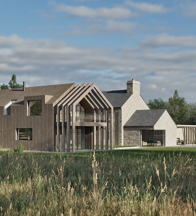 Contemporary Sustainable Barn Conversion, Wiltshire - Richmond Bell Architects