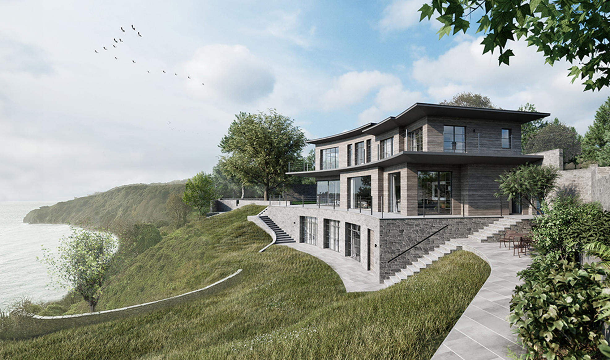 Contemporary Architecture - Coastal Living - Richmond Bell Architects, Dorset