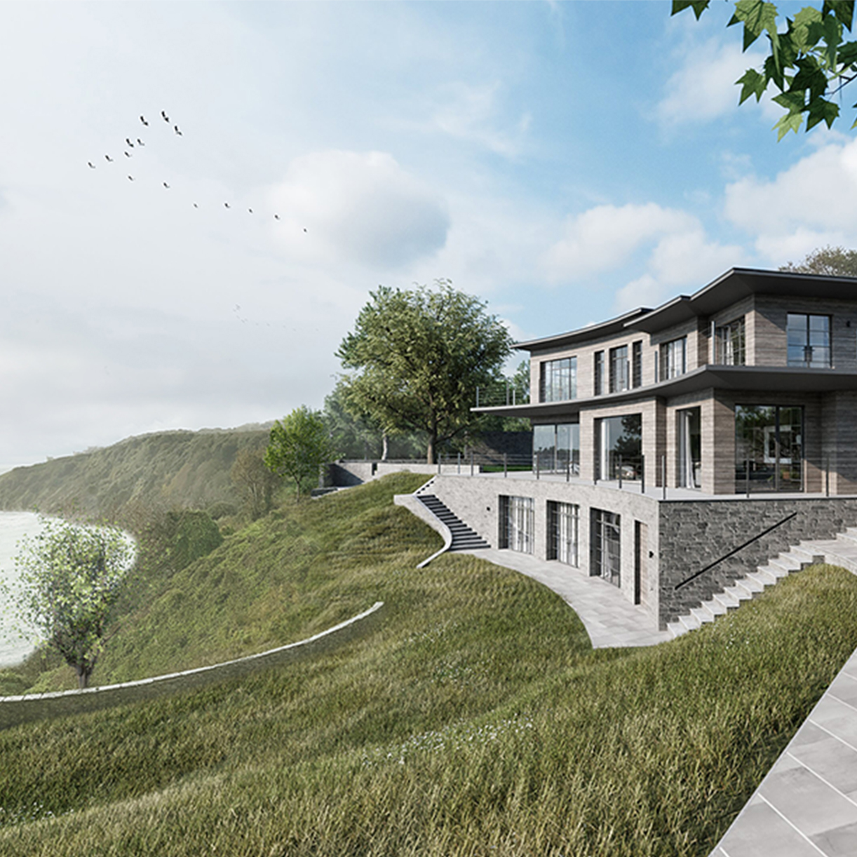 Contemporary Architecture - Coastal Living - Richmond Bell Architects, Dorset