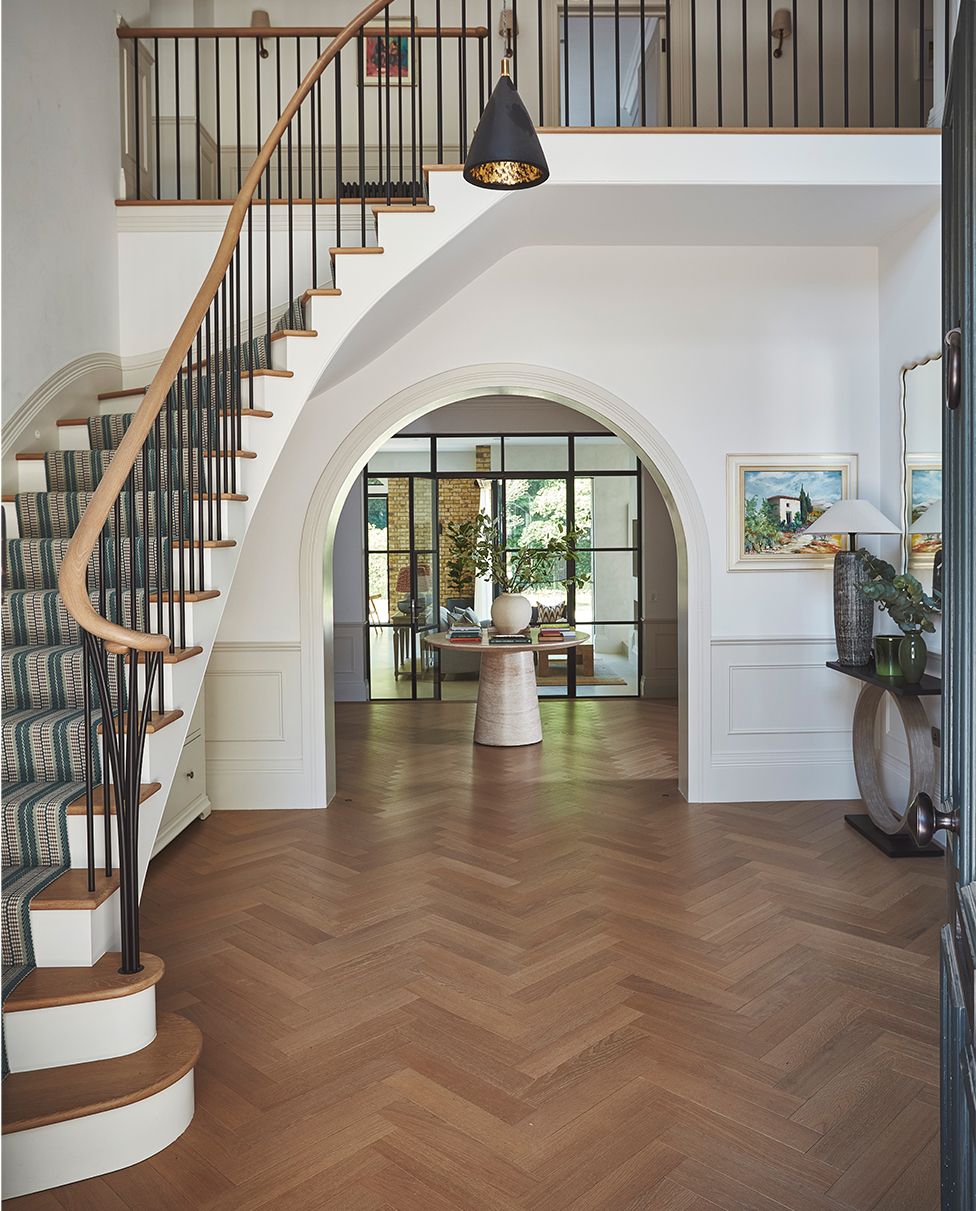 London Home Renovation - Richmond Bell Architects - Arched Hallway