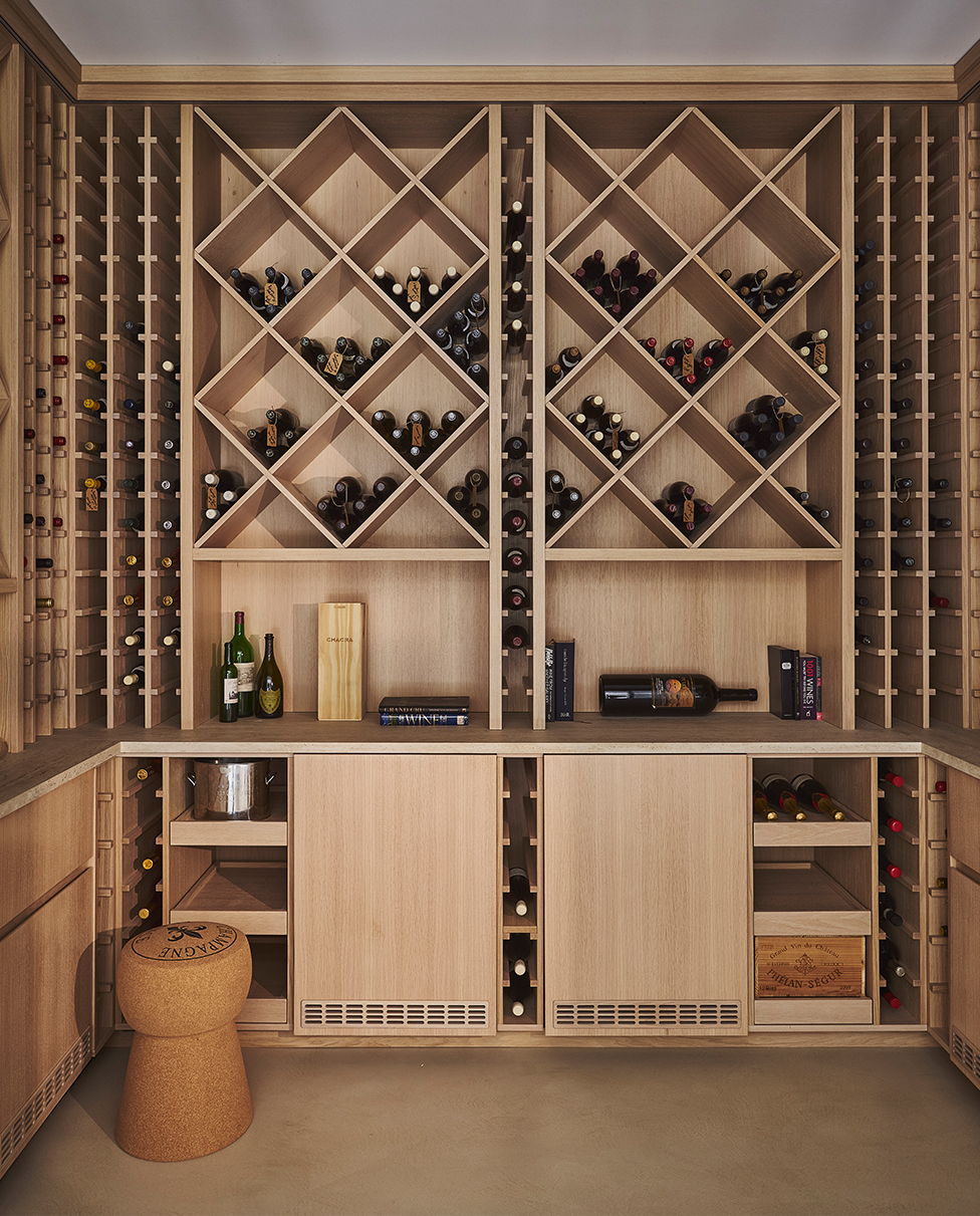 London Home Renovation - Richmond Bell Architects - Wine Room
