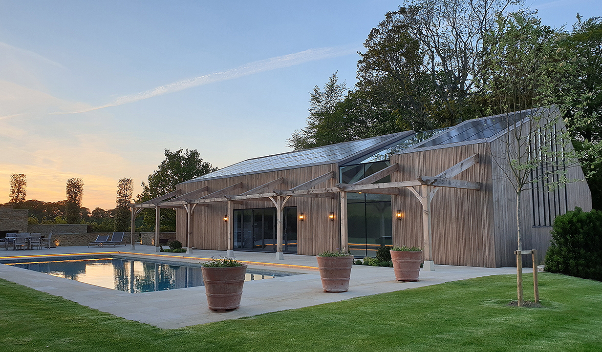 Pool House - Award Winning Architects - Contemporary Sustainable Architecture - Richmond Bell Architects